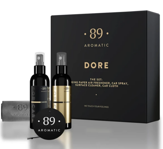 Conjunto de Cuidados com o Carro Premium Kit Completo Limpeza e Fragrância Profissional | AROMATIC•89• | Exclusivo Portugal