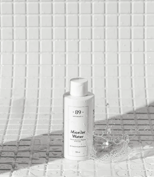 Água Micelar Desmaquilhante Premium 3 em 1 Limpeza Profunda Tonificação | AROMATIC•89• | Exclusivo Portugal