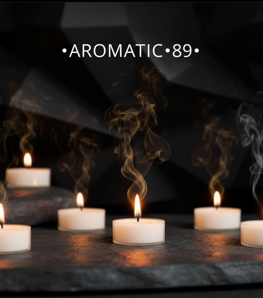 Banner AROMATIC•89• Velas Tealight