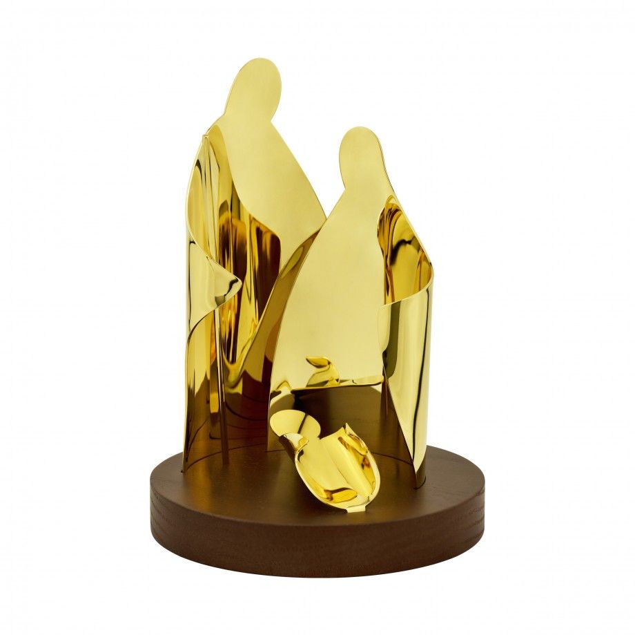 Presépio Palestina - Grande Dourado | Bilaminado Prata 925 | Topázio