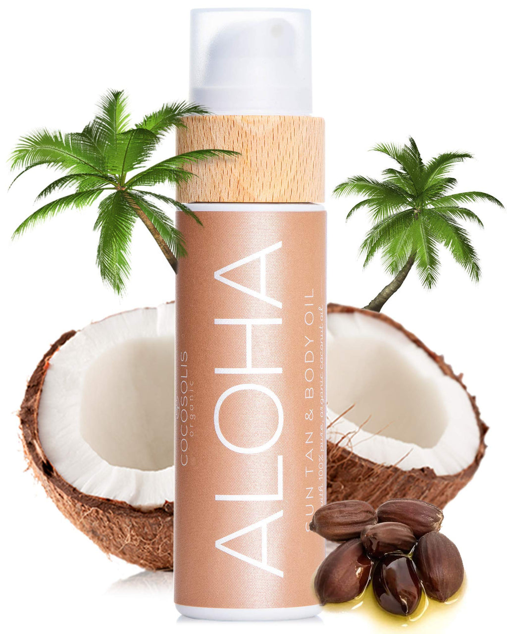 COCOSOLIS Aloha | Tanning Accelerator with Vitamin E | Organic Oil 110ml