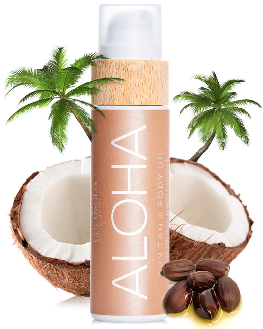 COCOSOLIS Aloha | Acelerador de Bronzeado com Vitamina E | Óleo Bio 110ml