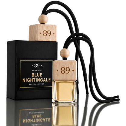 Car Hanging Glass Air Freshener AROMATIC•89• | Sophisticated Design Premium Fragrance