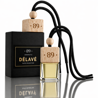 Car Hanging Glass Air Freshener AROMATIC•89• | Sophisticated Design Premium Fragrance