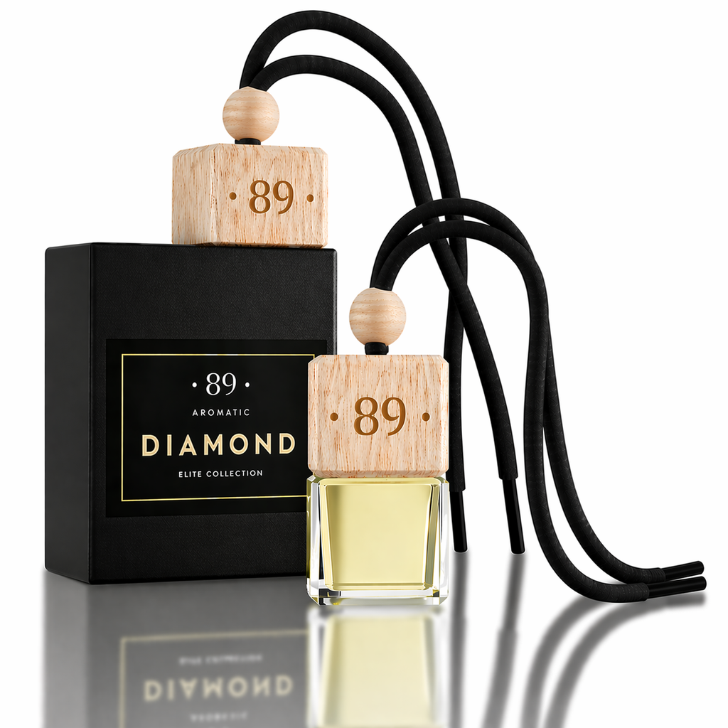 Ambientador Suspenso Vidro Carro AROMATIC•89• | Design Sofisticado Fragrância Premium