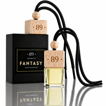 Car Hanging Glass Air Freshener AROMATIC•89• | Sophisticated Design Premium Fragrance