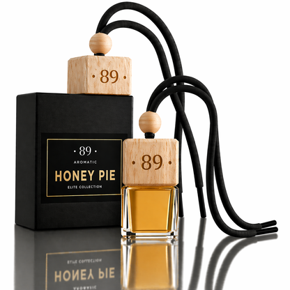 Car Hanging Glass Air Freshener AROMATIC•89• | Sophisticated Design Premium Fragrance