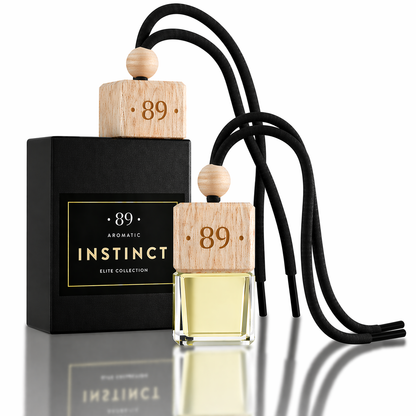 Car Hanging Glass Air Freshener AROMATIC•89• | Sophisticated Design Premium Fragrance
