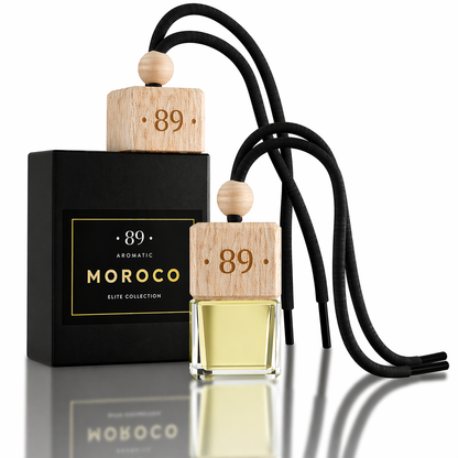 Car Hanging Glass Air Freshener AROMATIC•89• | Sophisticated Design Premium Fragrance