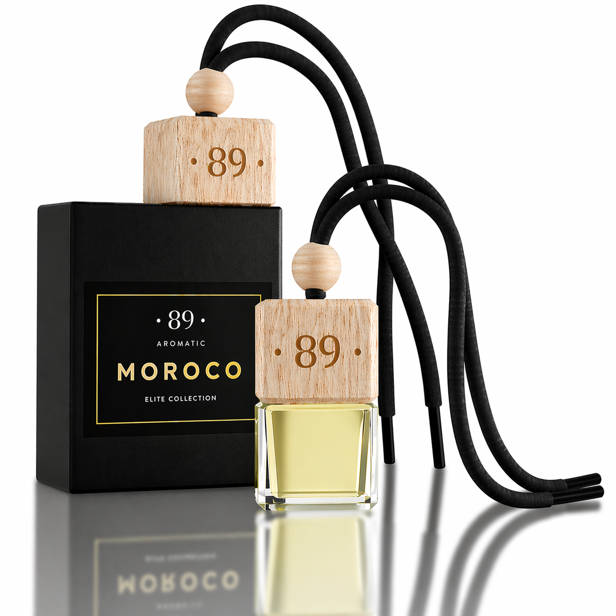 Ambientador Suspenso Vidro Carro AROMATIC•89• | Design Sofisticado Fragrância Premium