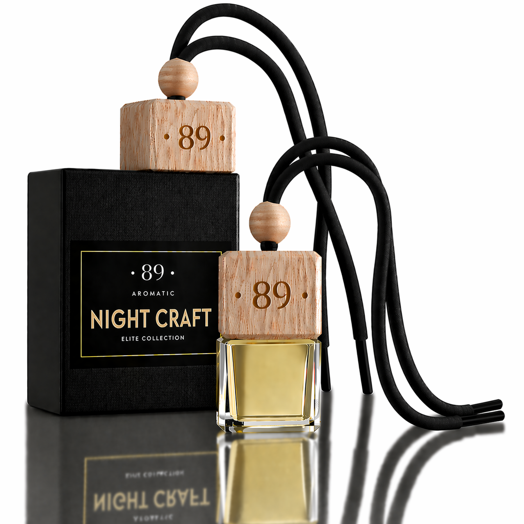 Ambientador Suspenso Vidro Carro AROMATIC•89• | Design Sofisticado Fragrância Premium