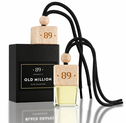 Car Hanging Glass Air Freshener AROMATIC•89• | Sophisticated Design Premium Fragrance