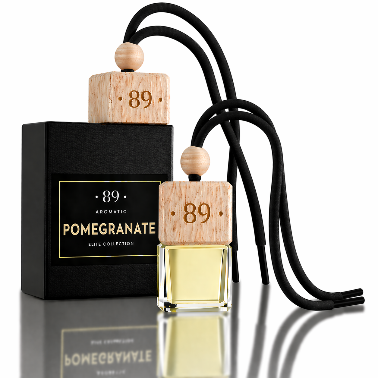 Ambientador Suspenso Vidro Carro AROMATIC•89• | Design Sofisticado Fragrância Premium