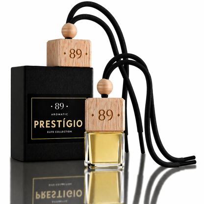 Car Hanging Glass Air Freshener AROMATIC•89• | Sophisticated Design Premium Fragrance