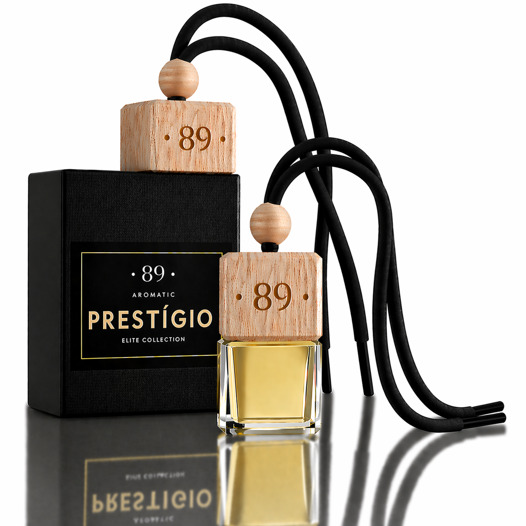 Ambientador Suspenso Vidro Carro AROMATIC•89• | Design Sofisticado Fragrância Premium