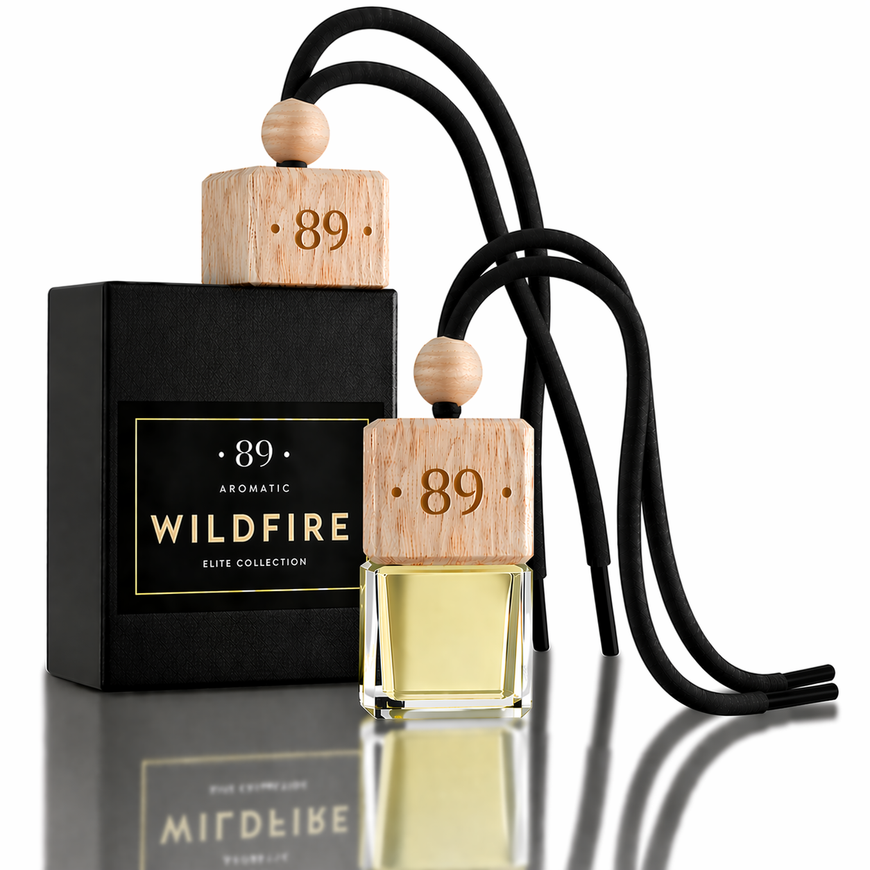 Ambientador Suspenso Vidro Carro AROMATIC•89• | Design Sofisticado Fragrância Premium