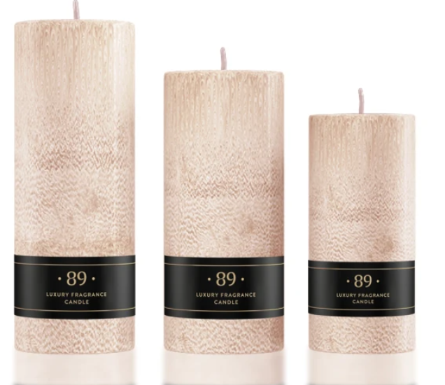 Vela Cera Palma Redonda AROMATIC•89• | Design Clássico Fragrância Premium