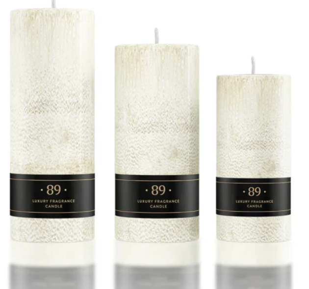 Vela Cera Palma Redonda AROMATIC•89• | Design Clássico Fragrância Premium