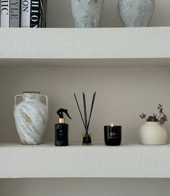 Conjunto Fragrância para Casa Spray de Ambiente e Vela Perfumada Premium | AROMATIC•89• | Exclusivo