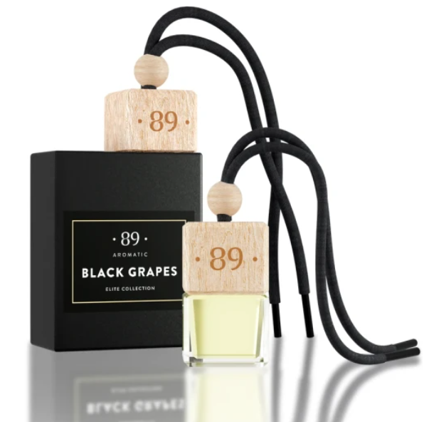 Car Hanging Glass Air Freshener AROMATIC•89• | Sophisticated Design Premium Fragrance
