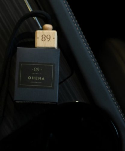 Car Hanging Glass Air Freshener AROMATIC•89• | Sophisticated Design Premium Fragrance