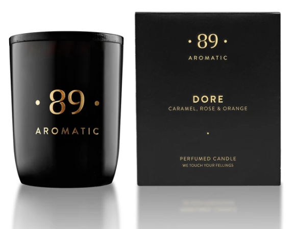 Vela Cera Soja AROMATIC•89• | Frasco Vidro Fragrância Premium 100% Natural