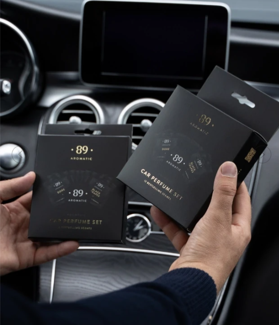 Kit 12 Ambientadores para Carro | 12 Fragrâncias Premium | AROMATIC•89•