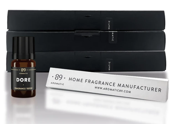 Kit de Amostras de Fragrâncias para Casa | 24 Aromas + 50 Tiras de Teste | AROMATIC•89•