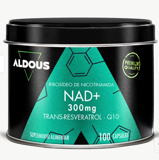 ALDOUS BIO - NAD+ Ribósido de Nicotinamida com Resveratrol e Coenzima Q10- 100 cápsulas