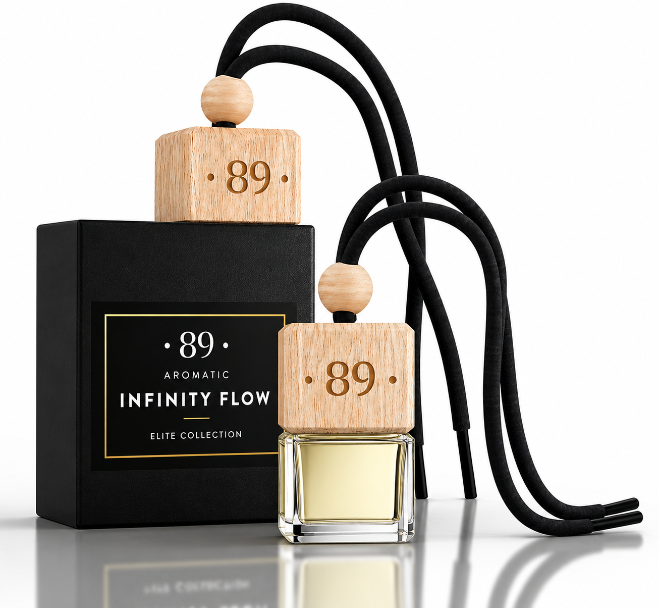 Ambientador Suspenso Vidro Carro AROMATIC•89• | Design Sofisticado Fragrância Premium
