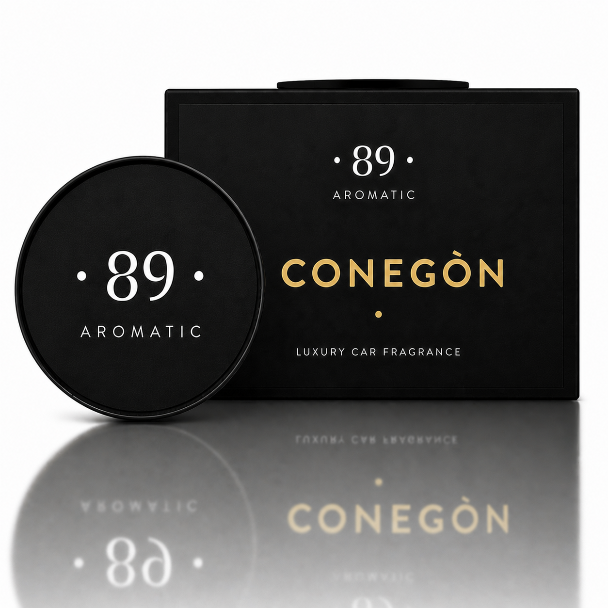 Clipe Ar Carro Recarregável AROMATIC•89• | Fragrância Premium Design Elegante