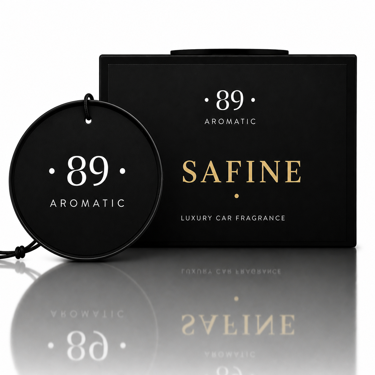 Clipe Ar Carro Recarregável AROMATIC•89• | Fragrância Premium Design Elegante