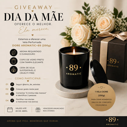 Aromatic Soy Wax Candle • 89 • | Glass Jar | Premium Fragrance | 100% Natural