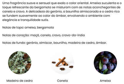 Conjunto Aromatizador de Ambiente e Vela Perfumada Premium AROMATIC•89• | Exclusivo