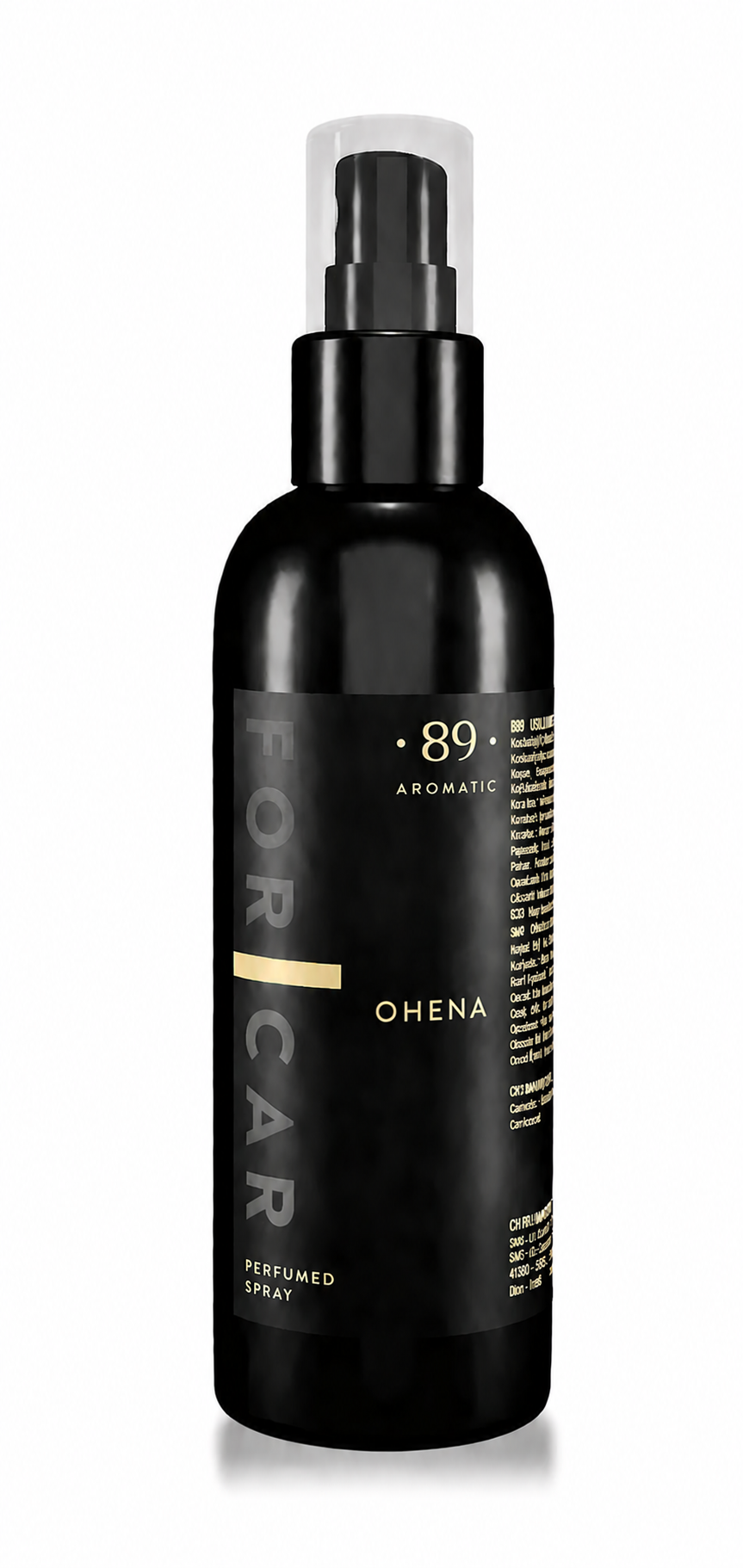 Spray Perfume Carro AROMATIC•89• | 100ml Fragrância Instantânea Elimina Odores