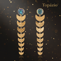 Banner Topázio - Brincos Amun-Ra Dourados