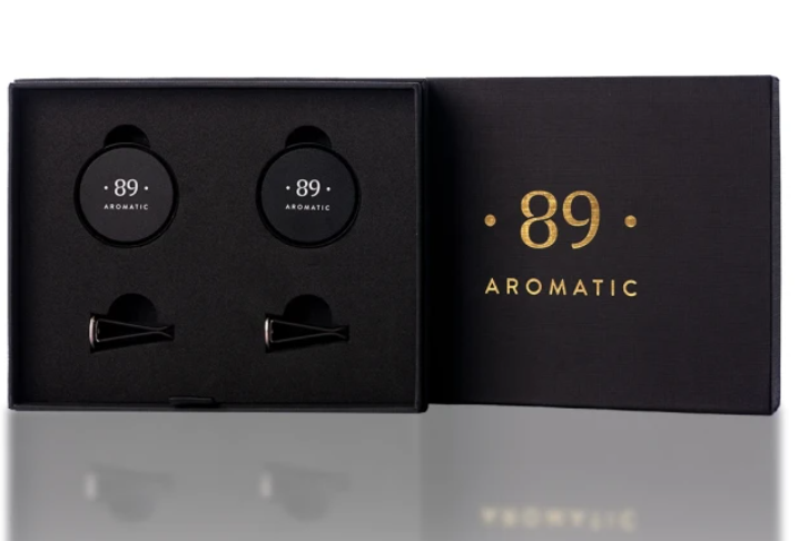 Clipes Ar Carro AROMATIC•89• | 2 Peças Fragrância Premium Duradoura