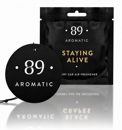 Car Paper Air Freshener AROMATIC•89• | Premium Long-Lasting Fragrance, Economical