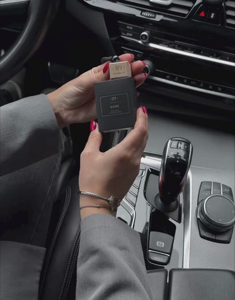 Ambientador Suspenso Vidro Carro AROMATIC•89• | Design Sofisticado Fragrância Premium